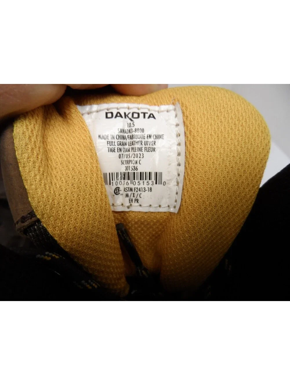 Dakota Men's 8800 8 Inch Composite Toe Composite Plate Work Boot Brown 10.5M